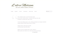 Desktop Screenshot of laltra-medicina.com